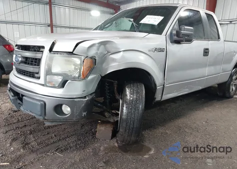 2013 Ford F150 Super Cab из США, поврежденный, VIN 1FTFX1CF9DFA37238